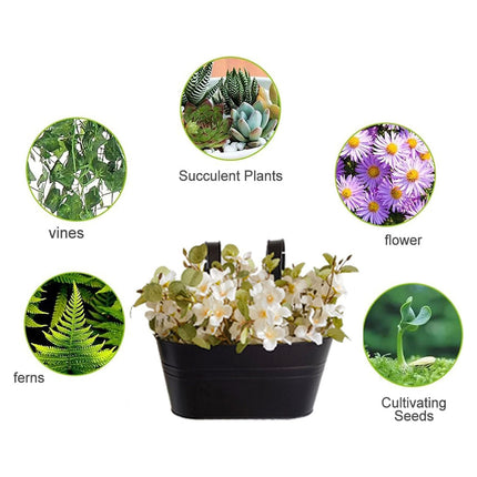 Hanging Planters for Indoor Outdoor Double Hook Wall Bracket Flower Pots Metal