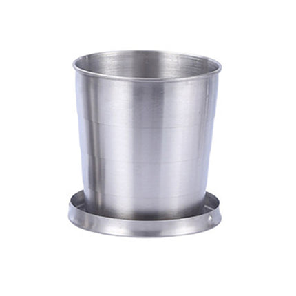 Portable Stainless Steel Folding Travel Cup Mini Retractable Outdoor Wine Glass