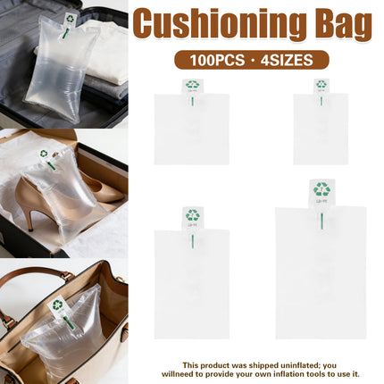 100PCS Coshioning Bag Protective Packaging Shockproof Cushion Inflatable Clear