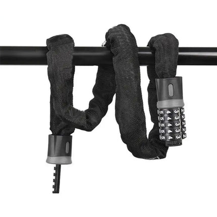 Bike Chain Lock Combination Anti Theft Security Lock 120cm Length Anti-Theft