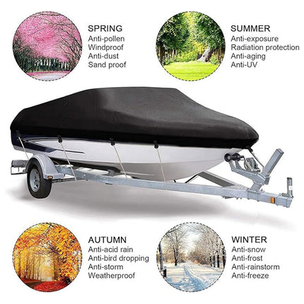 Boat Cover Model Waterproof Outdoor Yacht Dust Protector Hull Shield Blue Tarp