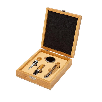 4PCS Wine Opener Set Stainless Steel Durable for Home Bar Wine Lovers Gifts
