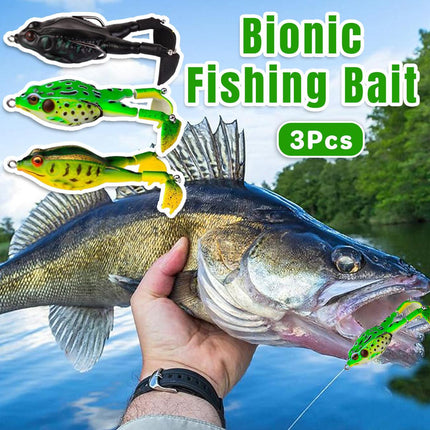 3pcs Spinning Twin Legged Soft Bait Bionic Lure for Fishing Catching Fish