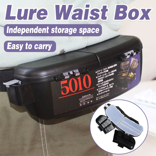 Fishing Waist Box Portable Multifunctional Tackle Bait Holder Gear Storage Case