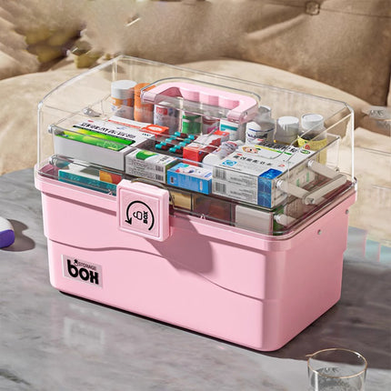 Medicine Box Household Portable Multi layer Storage Box Medicine Box Storage