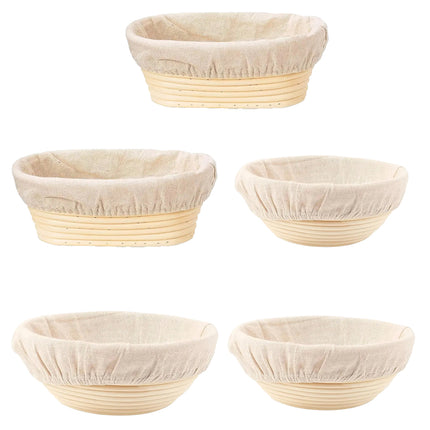 Fermentation Basket Baking Tool Rattan Woven Household Bread Proofing Basket