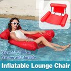Inflatable Pool Lounge Chair Floating Recliner Seat for Pool Relaxation
