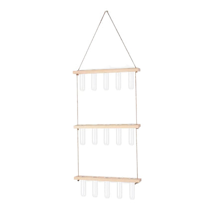 Wall Mounted Hydroponic Test Tube for Home Office Indoor Garden Decorative Vase