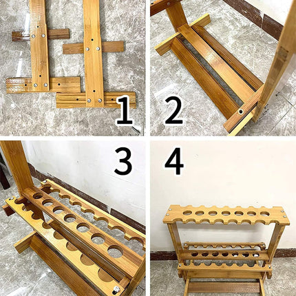 Fishing Rod Display Rack Storage Stand Net Rod Organizer Holder for Garage Shop