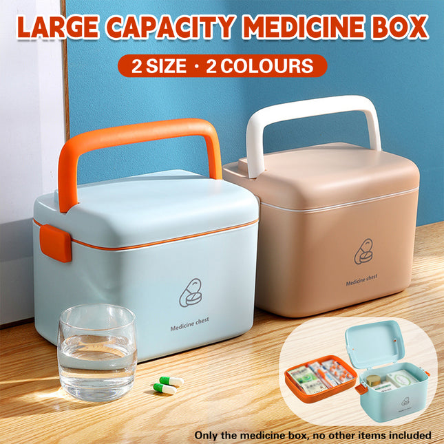 Large Capacity Home First Aid Kit Standing Emergency Medical Storage Box Use
