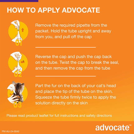 Advocate Cat Over 4kg Large Cats Protecting the Health of Cats 3 / 6 Packs Use