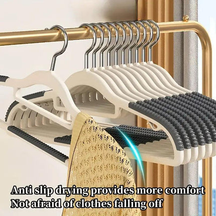 30pcs Non Slip Clothes Hangers No Trace Drying Rack Space Saving Wardrobe