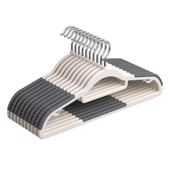 30pcs Non Slip Clothes Hangers No Trace Drying Rack Space Saving Wardrobe