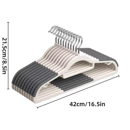 30pcs Non Slip Clothes Hangers No Trace Drying Rack Space Saving Wardrobe