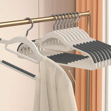 30pcs Non Slip Clothes Hangers No Trace Drying Rack Space Saving Wardrobe