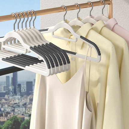 30pcs Non Slip Clothes Hangers No Trace Drying Rack Space Saving Wardrobe