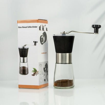 Small Manual Coffee Grinder Beans Nuts Adjustable Conical Ceramic Burr Spice