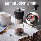 Small Manual Coffee Grinder Beans Nuts Adjustable Conical Ceramic Burr Spice