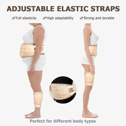 Essential Oil Wrap 6PCS Adjustable Belt Set Black Oil Resistant Body Cover