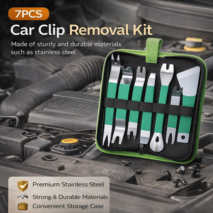 7PCS Auto Trim Removal Tool Kit Interior Door Panel Clip Removal Set Durable