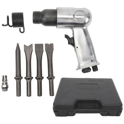 150mm Pneumatic Air Hammer Kit with 4 Chisels Heavy Duty Tool for Workshop Use