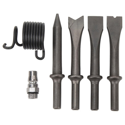 150mm Pneumatic Air Hammer Kit with 4 Chisels Heavy Duty Tool for Workshop Use