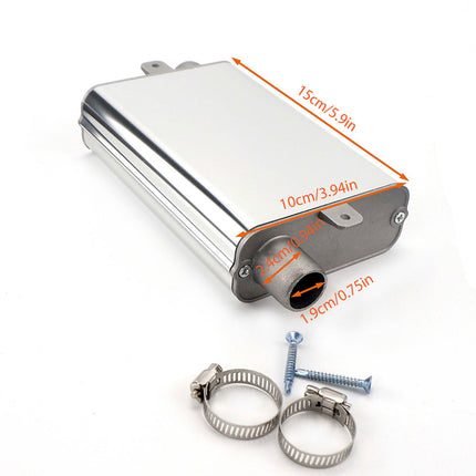 24mm Diesel Parking Heater Silencer Exhaust Kit for Air Heater Truck Van Heating