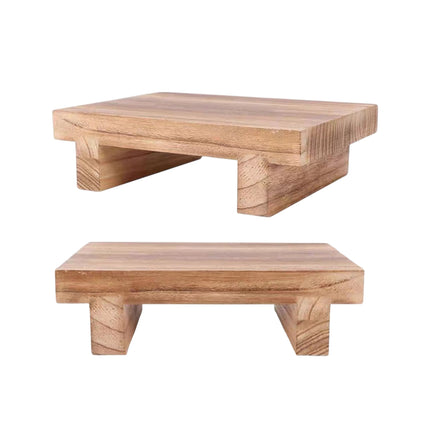 Wooden Bedside Step Stool Indoor Outdoor Mobility Step Stool Portable One Step