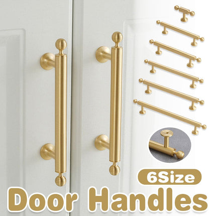 Copper Cabinet Handles 6 Sizes Modern Pulls for Wardrobe Drawer Shoe Cupboard