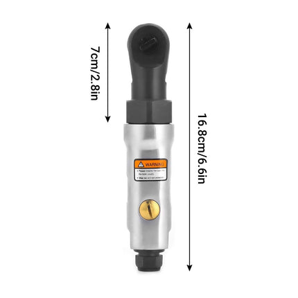 Air Ratchet Wrench 3/8 Drive Compact Pneumatic Tool Auto Repair Use