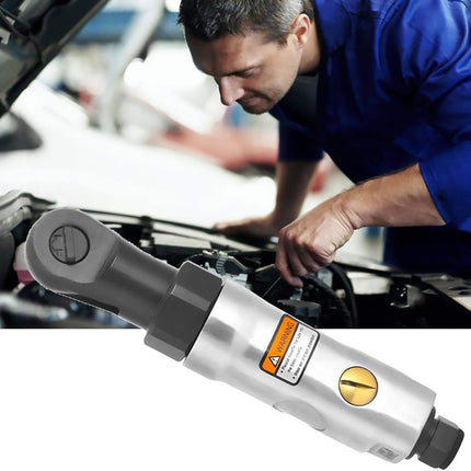 Air Ratchet Wrench 3/8 Drive Compact Pneumatic Tool Auto Repair Use