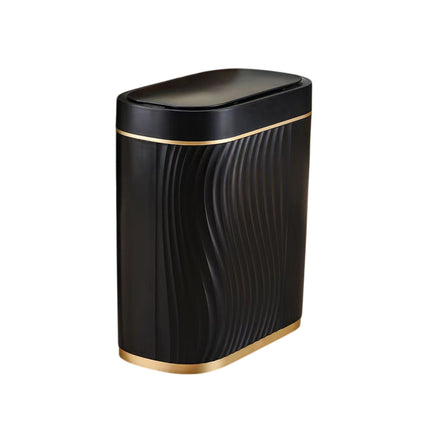 Sensor Trash Can 8L Narrow Black Smart Bin Touchless Bathroom Toilet Waste Bin