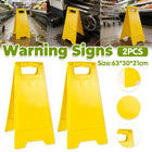2PCS Caution Warning Signs Standing Floor Sign A Frame Stand Safety Durable