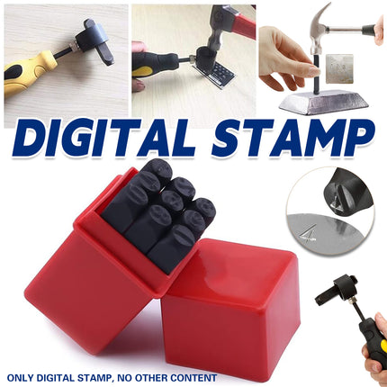 Punch Stamp Set 4MM Steel Letter Number Stamping Tool Kit For Metal Leather Wood
