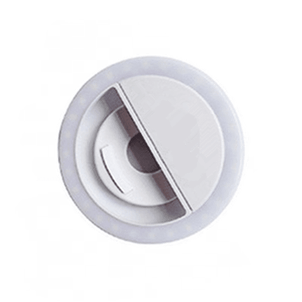 3 Modes Selfie Led Ring Fill Light Camera Rechargeable For Iphone Android Phone - Aimall