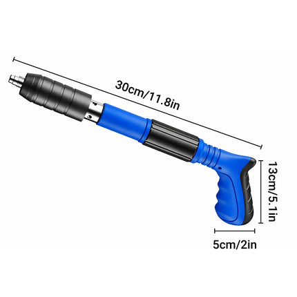 Manual Steel Nail Gun Kit with Five Level Force Adjustment for Construction Use