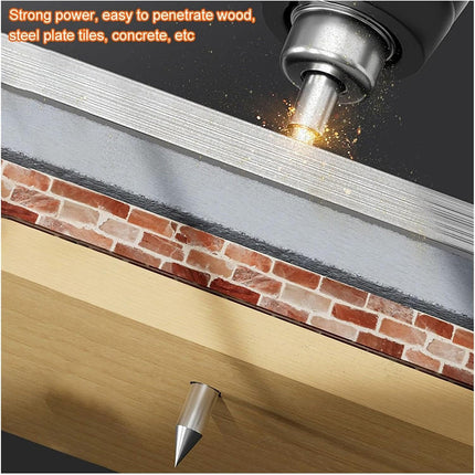 Manual Steel Nail Gun Kit with Five Level Force Adjustment for Construction Use