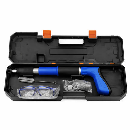 Manual Steel Nail Gun Kit with Five Level Force Adjustment for Construction Use