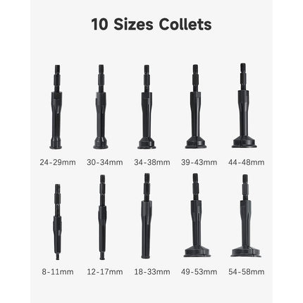 16PCS Inner Bearing Puller Set Slide Hammer Internal Blind Hole Remover Kit