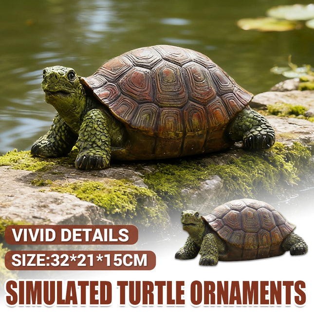 Simulation Turtle Ornaments Resin Craft for Home Office Tabletop Nautical Decor