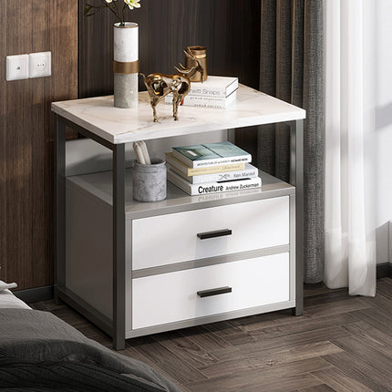 Classic Bedside Table Nightstand Storage Cabinet Side Table Home Furniture Decor