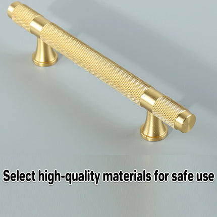 Copper Cabinet Handles 4 Sizes Gold Light Luxury Pulls for Drawer Wardrobe Door