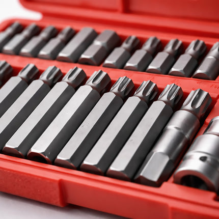 40PCS Mechanic Socket Bits Tool Set 1/2 Inch 3/8 Inch Durable for Auto Repair