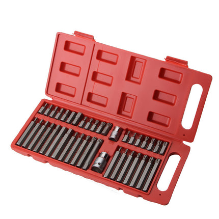 40PCS Mechanic Socket Bits Tool Set 1/2 Inch 3/8 Inch Durable for Auto Repair