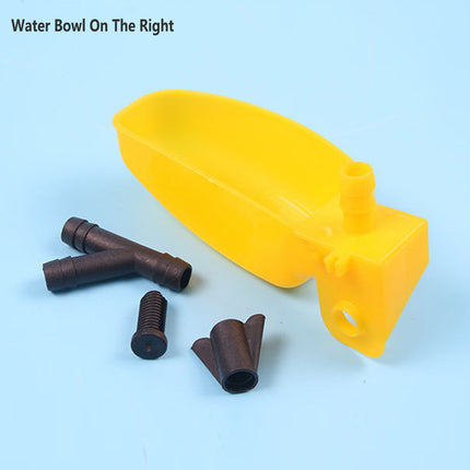 Bird Water Dispenser Set 12PCS Plastic Feeder Cups for Quail Pigeon Cage Bowl