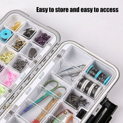 Fishing Tackle Box Storage Box Compartments Waterproof Portable for Lures Hooks