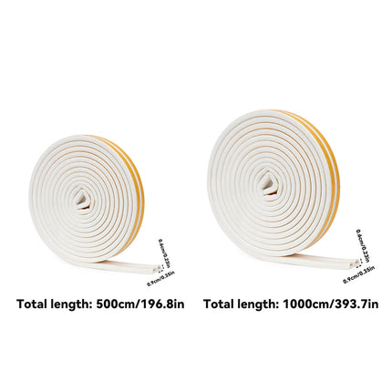 Door Window Sealing Strip 5/10m Windproof Soundproof Insect Prevention Durable