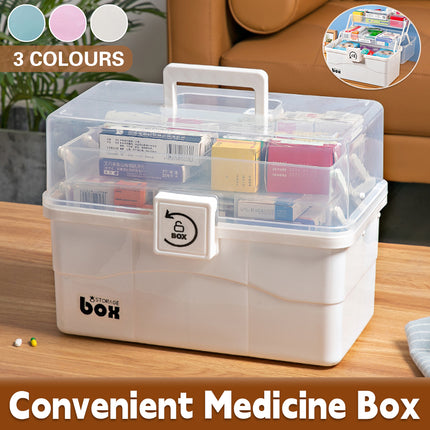 Medicine Box Household Portable Multi layer Storage Box Medicine Box Storage