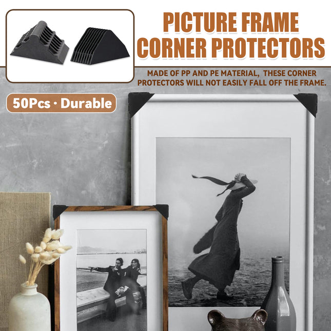 50PCS Picture Frame Corner Protectors Anti-Collision for Wall Door Photo Frame