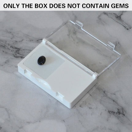 2PCS Acrylic Flip Top Transparent Square Storage Box For Loose Diamonds Gemstones
